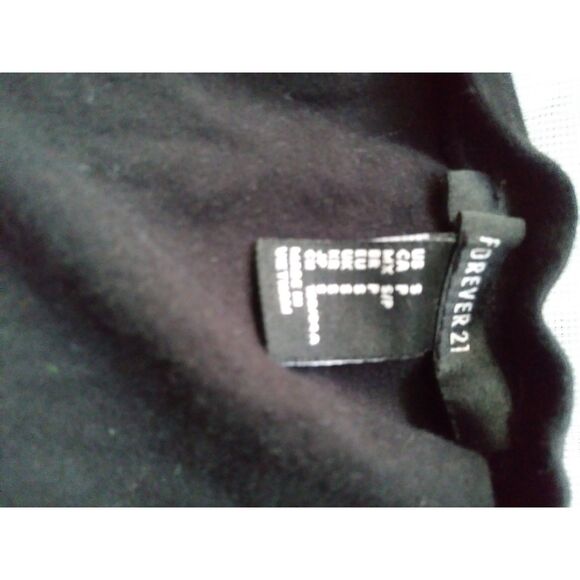 Forever 21 Black One Piece Short Sleeve Stretchy, Spandex, Slimming Bodysuit - Picture 7 of 8